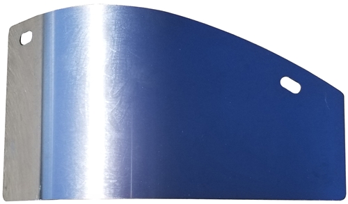 Header Guard. Wrap Around. Left Hand. Stainless Steel.